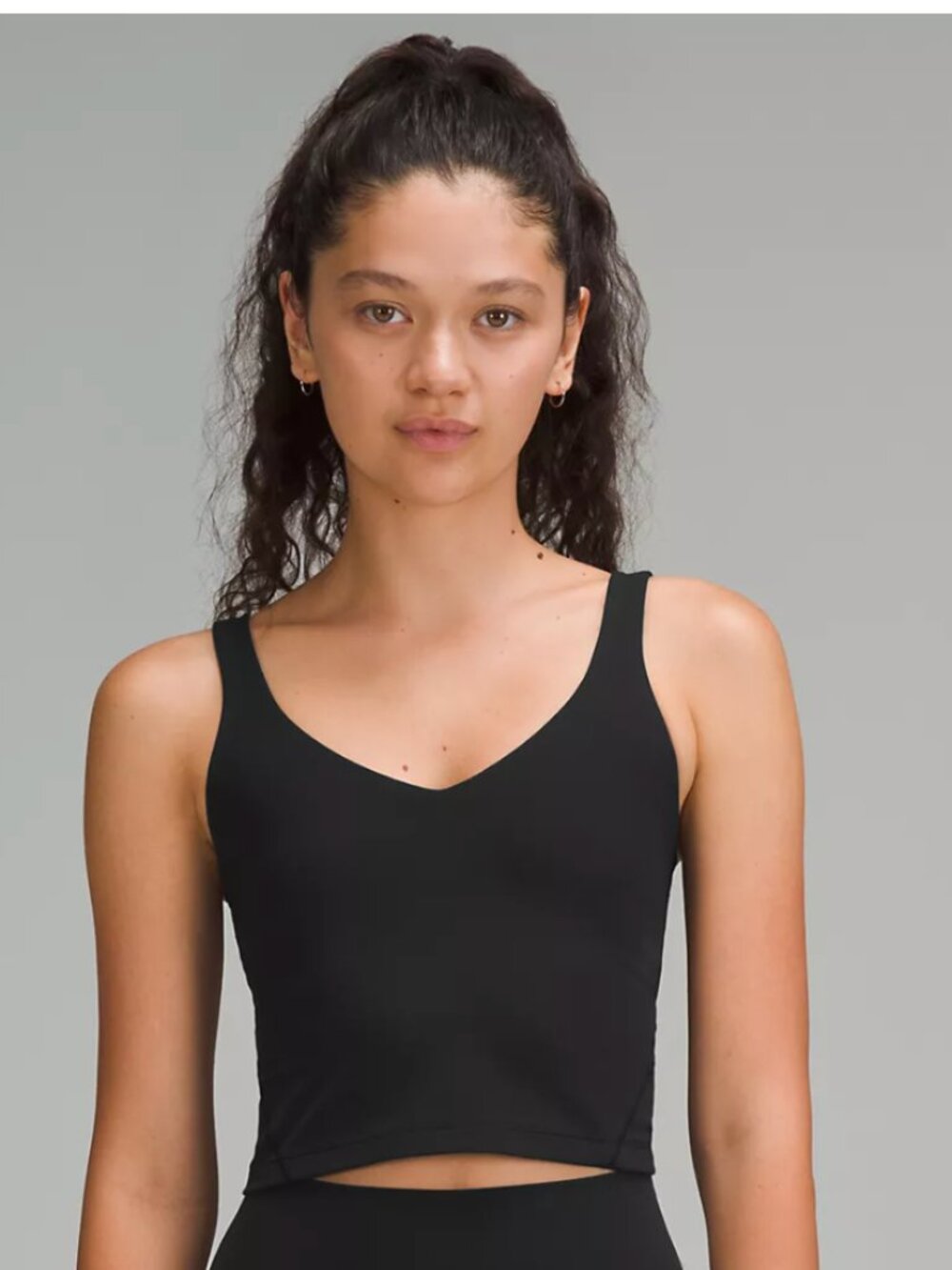 NWT lululemon align tank top size 2 in black